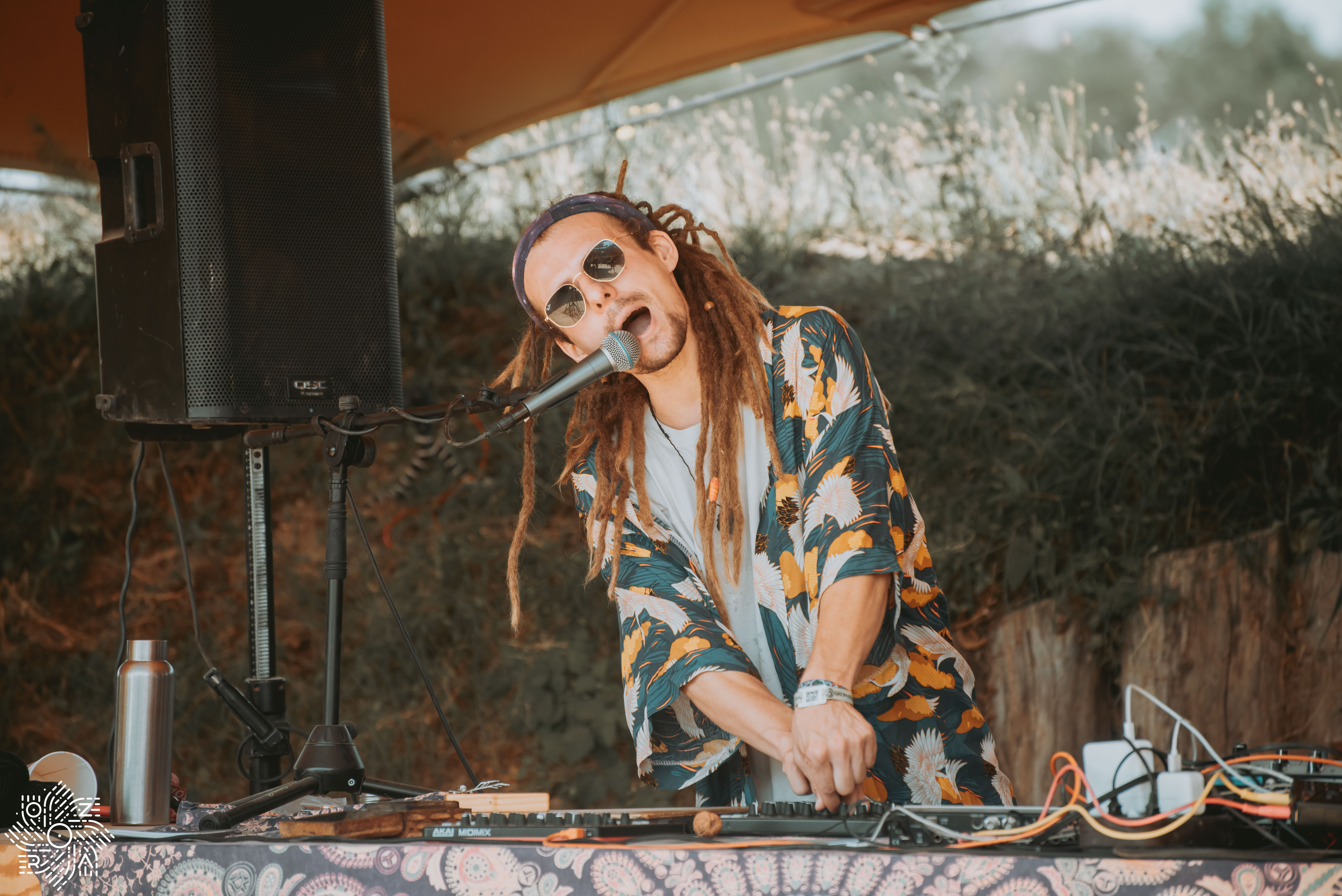 Pangani singing at Ozora Festival